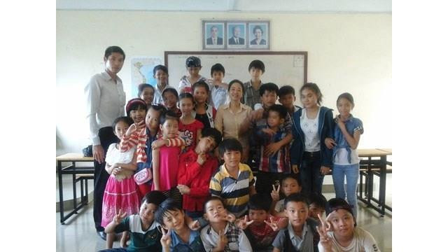 Clôture de l’année scolaire 2018-2019 de l’Ecole primaire d’amitié Khmer-Vietnam Tân Tiên ảnh 1