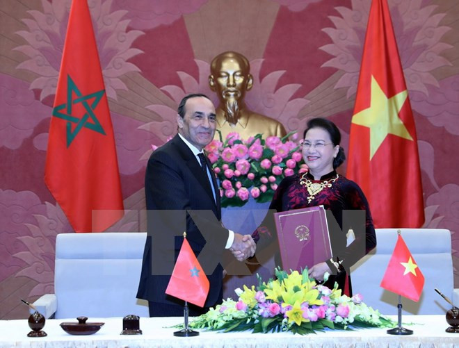 Le président de la Chambre des représentants du Maroc termine sa visite au Vietnam ảnh 1 Le président de la Chambre des représentants du Maroc termine sa visite au Vietnam ảnh 1