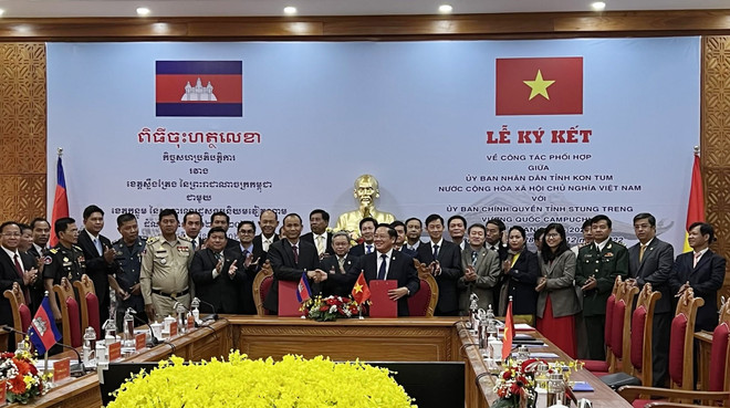 Les provinces de Kon Tum et Stung Treng scellent leur coopération intégrale ảnh 1 Les provinces de Kon Tum et Stung Treng scellent leur coopération intégrale ảnh 1