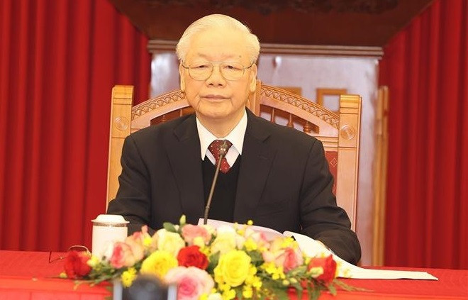 Vietnam-Cuba : entretien téléphonique Nguyên Phu Trong – Miguel Diaz-Canel ảnh 1