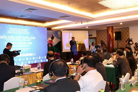 Les marchés de l’ASEAN et de la Chine au cœur du Forum de l’exportation 2018 ảnh 1 Les marchés de l’ASEAN et de la Chine au cœur du Forum de l’exportation 2018 ảnh 1