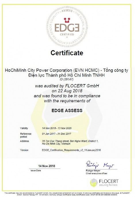 La première entreprise vietnamienne à recevoir le certificat mondial d'égalité des genres ảnh 1