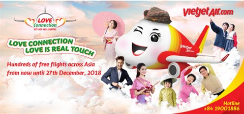 Vietjet et son programme "Connexion d’amour - Amour touchant" ảnh 1 Vietjet et son programme "Connexion d’amour - Amour touchant" ảnh 1