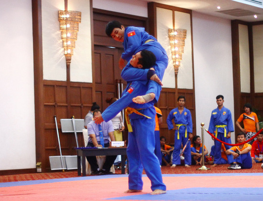 Le Vietnam est champion d’Asie du Sud-Est de vovinam 2017 ảnh 1 Le Vietnam est champion d’Asie du Sud-Est de vovinam 2017 ảnh 1