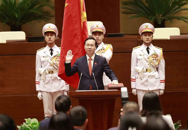 Le président vietnamien Vo Van Thuong prête serment ảnh 2 Le président vietnamien Vo Van Thuong prête serment ảnh 2