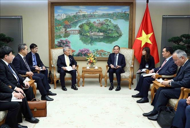 Le vice-PM Trân Luu Quang reçoit une délégation d’échange économique de Kyushu ảnh 1 Le vice-PM Trân Luu Quang reçoit une délégation d’échange économique de Kyushu ảnh 1