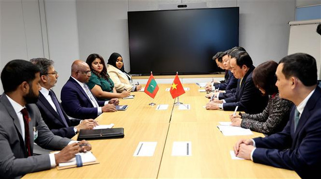 Le vice-PM Tran Luu Quang rencontre des représentants de pays et organisations internationales ảnh 1