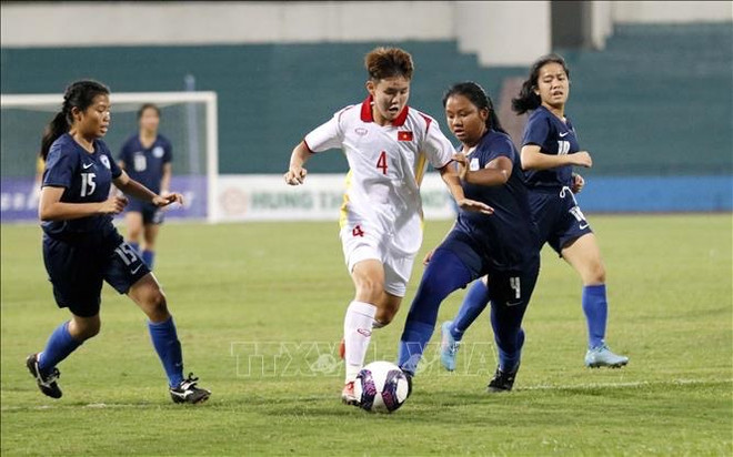 Coupe d’Asie de football féminin U20 : le Vietnam bat Singapour à 11-0 ảnh 1 Coupe d’Asie de football féminin U20 : le Vietnam bat Singapour à 11-0 ảnh 1