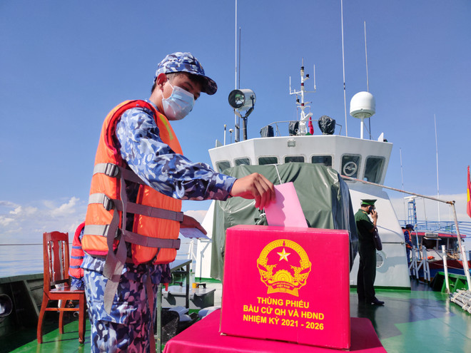 Bac Lieu : Élections anticipées pour les officiers et soldats en mer ảnh 1 Bac Lieu : Élections anticipées pour les officiers et soldats en mer ảnh 1