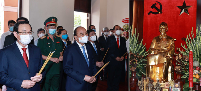 Le président Nguyen Xuan Phuc rend hommage au Président Ho Chi Minh ảnh 1 Le président Nguyen Xuan Phuc rend hommage au Président Ho Chi Minh ảnh 1
