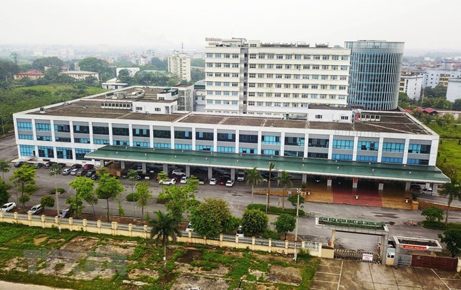 Désinfection de l'Hôpital central des maladies tropicales de Kim Chung à Hanoï ảnh 2 Désinfection de l'Hôpital central des maladies tropicales de Kim Chung à Hanoï ảnh 2