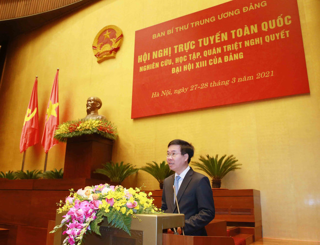 Conférence nationale en ligne sur la Résolution du 13e Congrès national du Parti ảnh 2 Conférence nationale en ligne sur la Résolution du 13e Congrès national du Parti ảnh 2