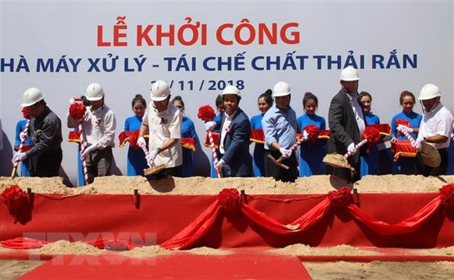 Mise en chantier de l’usine de traitement et de recyclage des déchets solides Tasco Cu Chi ảnh 1 Mise en chantier de l’usine de traitement et de recyclage des déchets solides Tasco Cu Chi ảnh 1