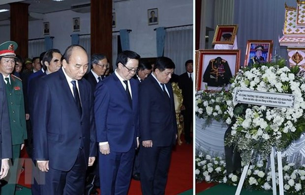 Le Vietnam adresse ses condoléances au Laos pour le décès de l'ancien Premier ministre ảnh 1 Le Vietnam adresse ses condoléances au Laos pour le décès de l'ancien Premier ministre ảnh 1