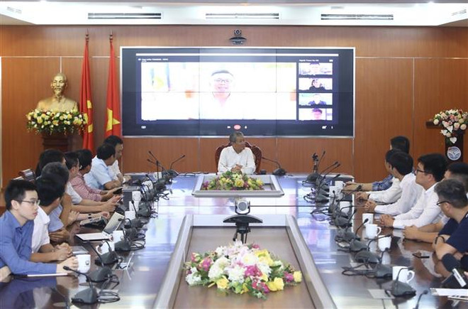 Lancement de la première plate-forme de visioconférence du Vietnam ảnh 1