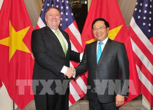 Entretien Pham Binh Minh – Mike Pompeo ảnh 1 Entretien Pham Binh Minh – Mike Pompeo ảnh 1
