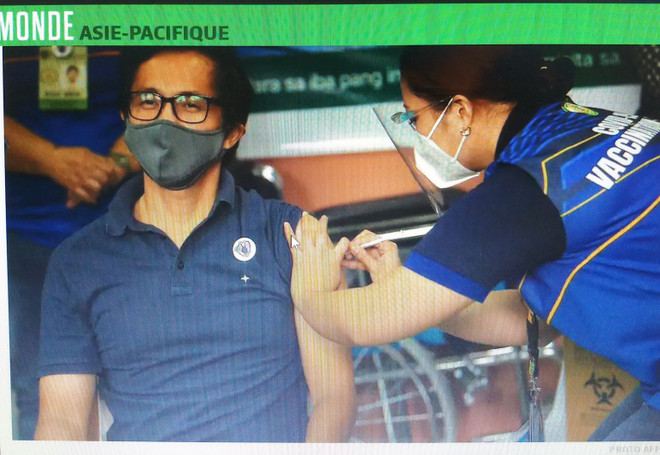 Les Philippines lancent leur campagne de vaccination contre le COVID-19 ảnh 1 Les Philippines lancent leur campagne de vaccination contre le COVID-19 ảnh 1