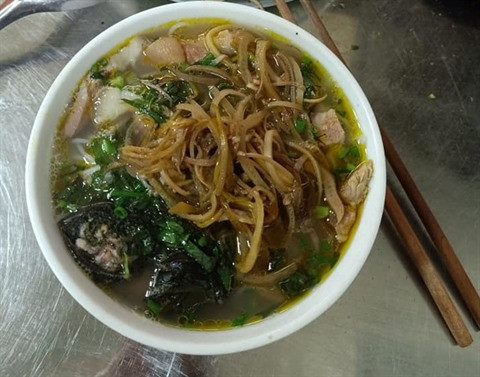 Le bun bung hoa chuôi, un plat populaire de Thai Binh ảnh 1 Le bun bung hoa chuôi, un plat populaire de Thai Binh ảnh 1