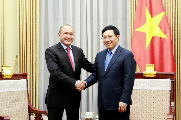 Le vice-PM Pham Binh Minh reçoit l’ambassadeur kazakh au Vietnam ảnh 1 Le vice-PM Pham Binh Minh reçoit l’ambassadeur kazakh au Vietnam ảnh 1