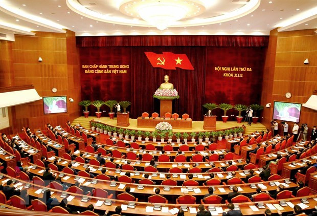 Clôture du 3e Plénum du Comité central du Parti communiste du Vietnam ảnh 1 Clôture du 3e Plénum du Comité central du Parti communiste du Vietnam ảnh 1
