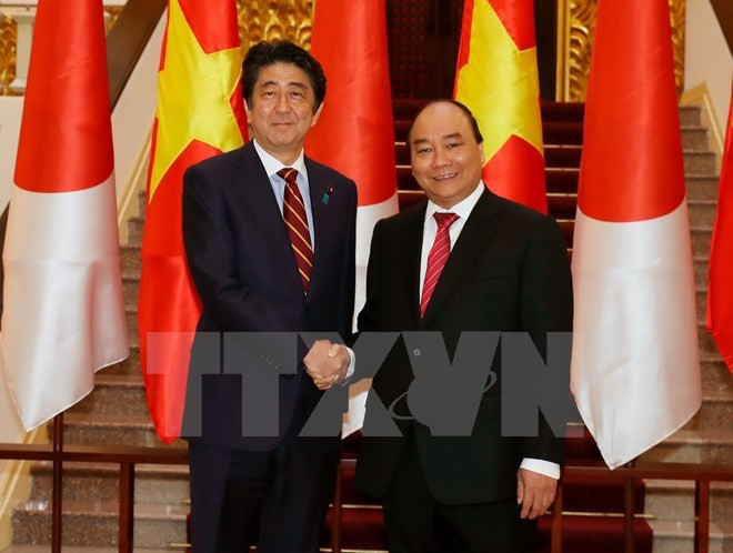 Entretien Nguyen Xuan Phuc – Shinzo Abe ảnh 1 Entretien Nguyen Xuan Phuc – Shinzo Abe ảnh 1