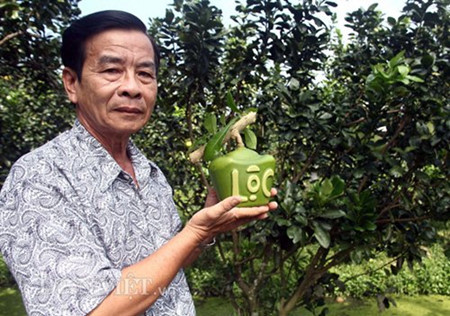 Dans le delta du Mékong, des fruits stylisés pour le Têt ảnh 1 Dans le delta du Mékong, des fruits stylisés pour le Têt ảnh 1
