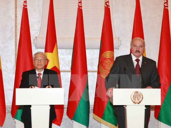 Le président biélorusse entame sa visite d’Etat au Vietnam ảnh 1 Le président biélorusse entame sa visite d’Etat au Vietnam ảnh 1