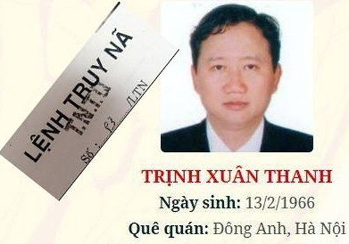 Mandat d’arrêt international contre Trinh Xuân Thanh ảnh 1 Mandat d’arrêt international contre Trinh Xuân Thanh ảnh 1