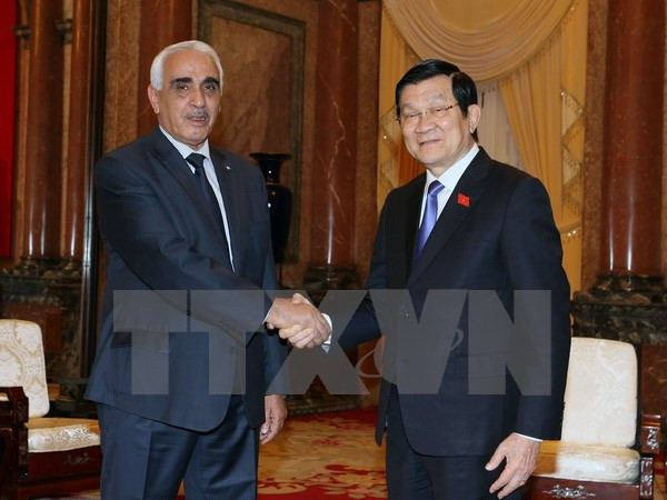 Le chef de l'Etat reçoit le premier président de la Cour suprême d’Algérie ảnh 1 Le chef de l'Etat reçoit le premier président de la Cour suprême d’Algérie ảnh 1