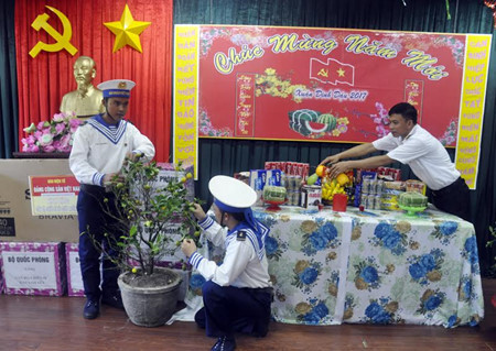 Le district insulaire de Truong Sa attend le Têt du Coq ảnh 2 Le district insulaire de Truong Sa attend le Têt du Coq ảnh 2