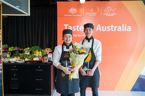 "Taste of Australia 2018", un concours de cuisine pour les étudiants vietnamiens ảnh 3 "Taste of Australia 2018", un concours de cuisine pour les étudiants vietnamiens ảnh 3