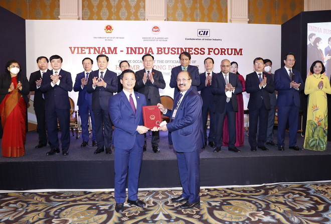 Vietnam-Inde coopèrent dans le développement des infrastructures et l'innovation ảnh 1 Vietnam-Inde coopèrent dans le développement des infrastructures et l'innovation ảnh 1