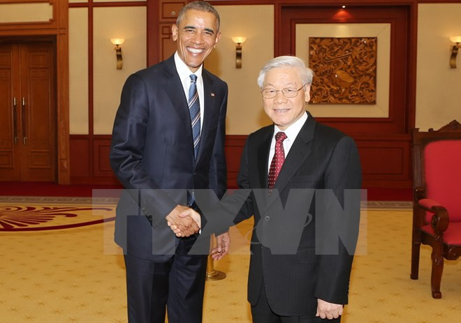 Vietnam et Etats-Unis réaffirment l'engagement d'approfondir le Partenariat intégral ảnh 1 Vietnam et Etats-Unis réaffirment l'engagement d'approfondir le Partenariat intégral ảnh 1