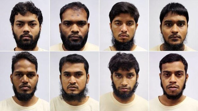 Singapour arrête huit hommes soupçonnés de préparer des attentats terroristes au Bangladesh ảnh 1 Singapour arrête huit hommes soupçonnés de préparer des attentats terroristes au Bangladesh ảnh 1