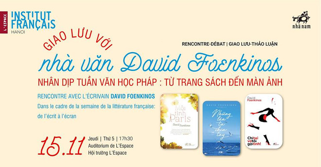 Semaine de la littérature française «De l’écrit à l’écran» à l'Institut français de Hanoï ảnh 1 Semaine de la littérature française «De l’écrit à l’écran» à l'Institut français de Hanoï ảnh 1