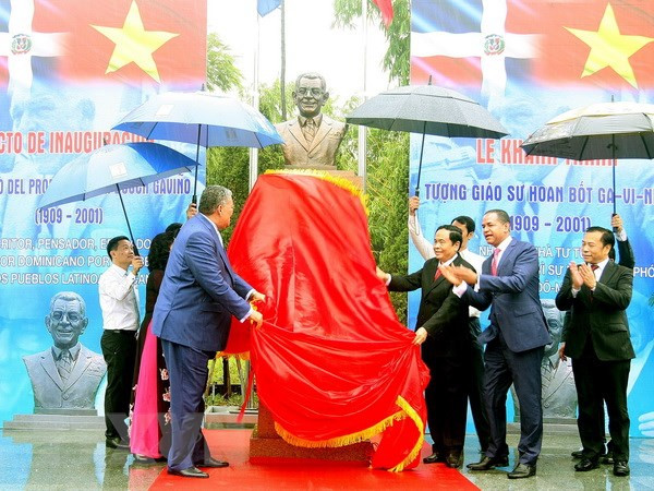 Inauguration du mémorial du 1er président dominicain à Hanoï ảnh 1 Inauguration du mémorial du 1er président dominicain à Hanoï ảnh 1