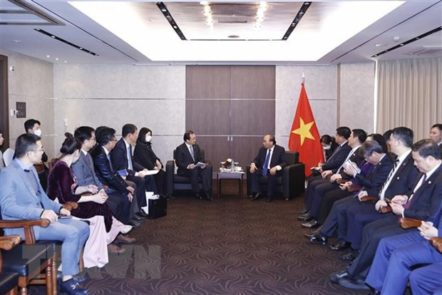 Le président vietnamien rencontre des dirigeants de grands groupes sud-coréens ảnh 8 Le président vietnamien rencontre des dirigeants de grands groupes sud-coréens ảnh 8