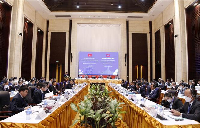 Le secrétaire général du PPRL et président lao reçoit une délégation du PCV ảnh 1 Le secrétaire général du PPRL et président lao reçoit une délégation du PCV ảnh 1