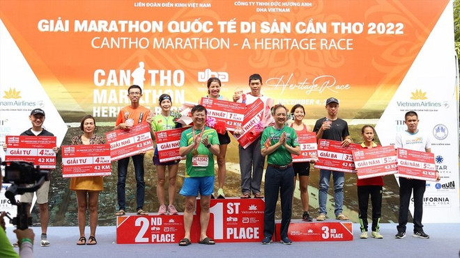 Tournoi international de marathon du patrimoine Cân Tho 2022 ảnh 1