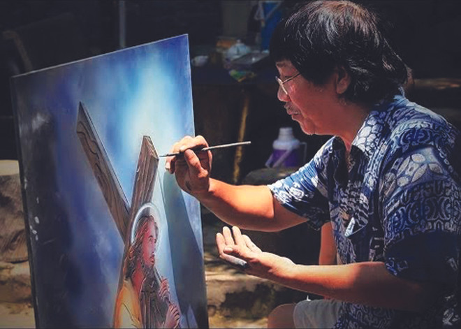 Un artisan qui donne naissance aux vitraux "made in Vietnam" ảnh 4 Un artisan qui donne naissance aux vitraux "made in Vietnam" ảnh 4