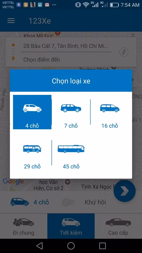 123Xe, nouvelle application de transport au Vietnam ảnh 1
