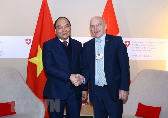 Le PM Nguyên Xuân Phuc conclut sa visite pour assister au WEF 2019 ảnh 1 Le PM Nguyên Xuân Phuc conclut sa visite pour assister au WEF 2019 ảnh 1