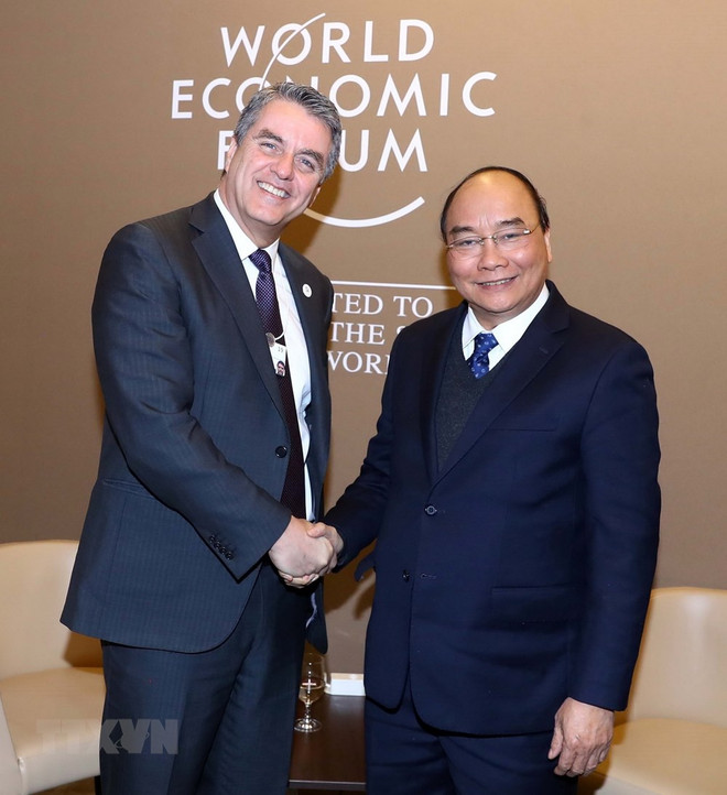 Activités du PM Nguyen Xuan Phuc dans le cadre du WEF 2019 ảnh 3 Activités du PM Nguyen Xuan Phuc dans le cadre du WEF 2019 ảnh 3