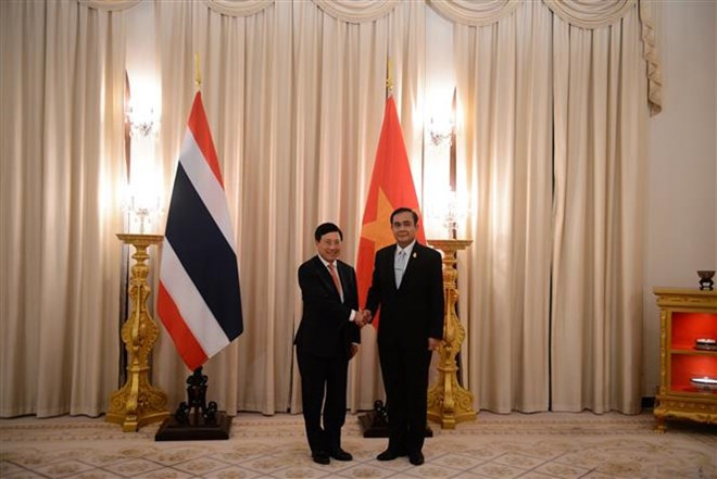 Le Vietnam et la Thaïlande veulent élargir leurs relations intégrales ảnh 2 Le Vietnam et la Thaïlande veulent élargir leurs relations intégrales ảnh 2