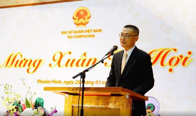 Les expatriés célèbrent le Têt et les liens Vietnam-Cambodge ảnh 1 Les expatriés célèbrent le Têt et les liens Vietnam-Cambodge ảnh 1