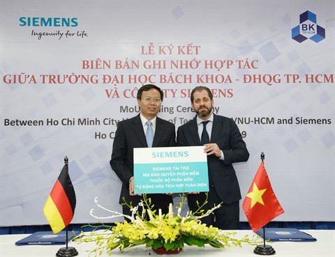 Coopération entre l'Université polytechnique de Hô Chi Minh-Ville et Siemens ảnh 2 Coopération entre l'Université polytechnique de Hô Chi Minh-Ville et Siemens ảnh 2