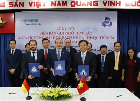 Coopération entre l'Université polytechnique de Hô Chi Minh-Ville et Siemens ảnh 1 Coopération entre l'Université polytechnique de Hô Chi Minh-Ville et Siemens ảnh 1