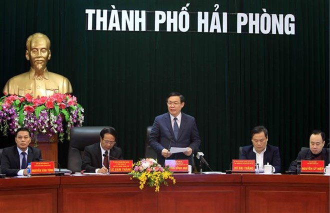 Vuong Dinh Huê inspecte la situation des IDE à Hai Phong et à Bac Ninh ảnh 1 Vuong Dinh Huê inspecte la situation des IDE à Hai Phong et à Bac Ninh ảnh 1