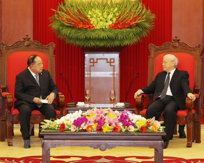 Le leader du PCV reçoit le vice-PM et ministre thaïlandais de la Défense ảnh 1 Le leader du PCV reçoit le vice-PM et ministre thaïlandais de la Défense ảnh 1