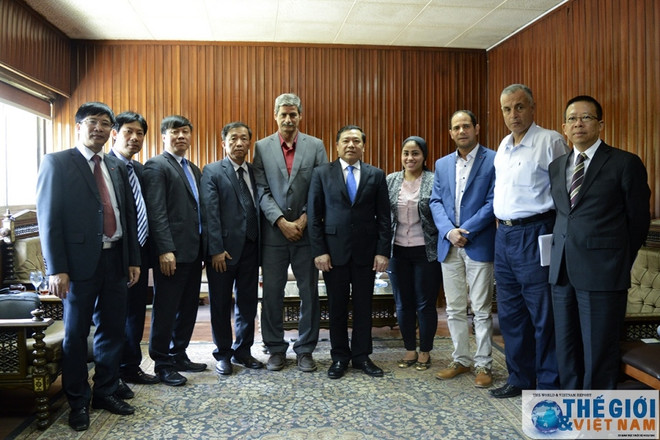 L’Association des agriculteurs vietnamiens en visite de travail en Égypte ảnh 1 L’Association des agriculteurs vietnamiens en visite de travail en Égypte ảnh 1